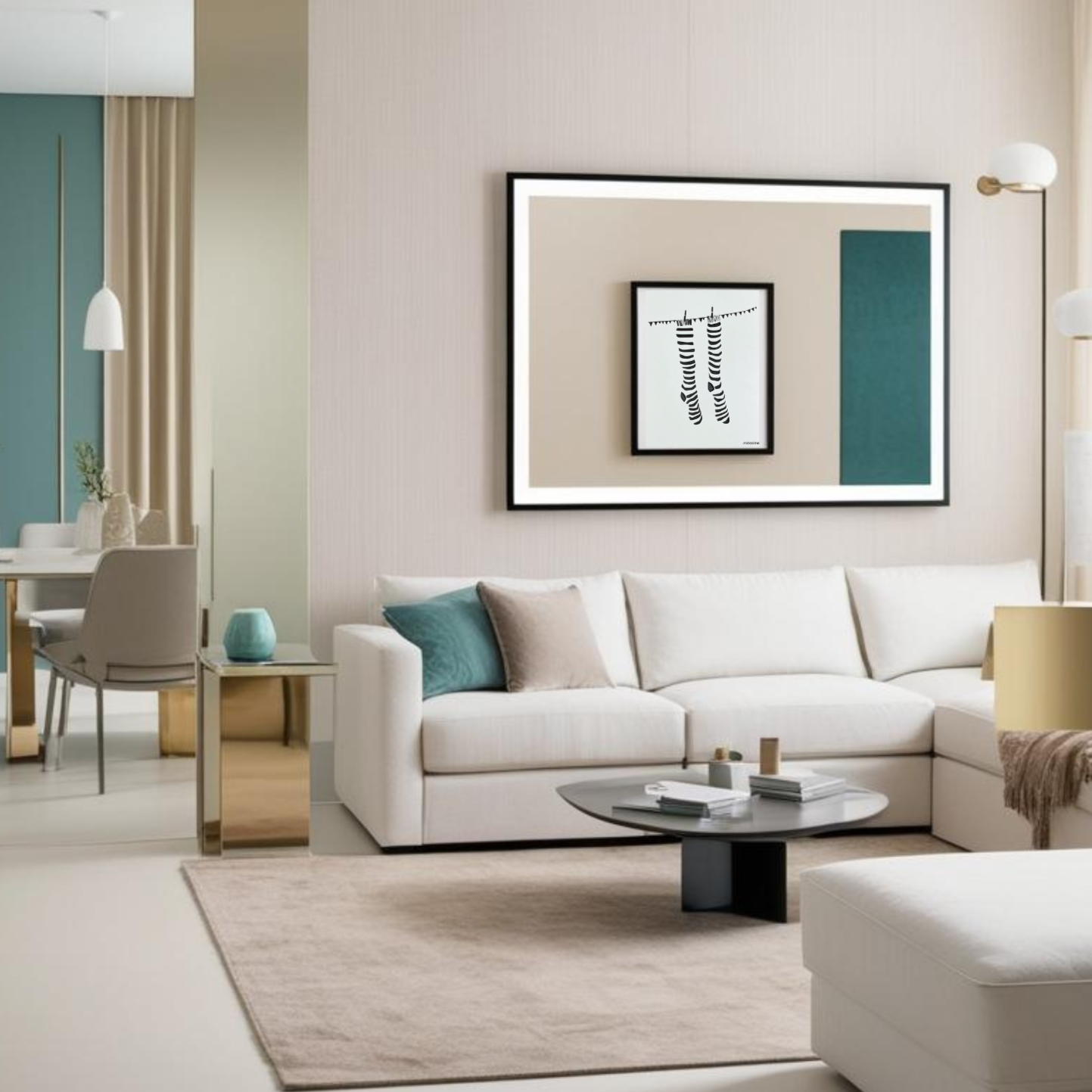 HPL Bild  "an der Leine