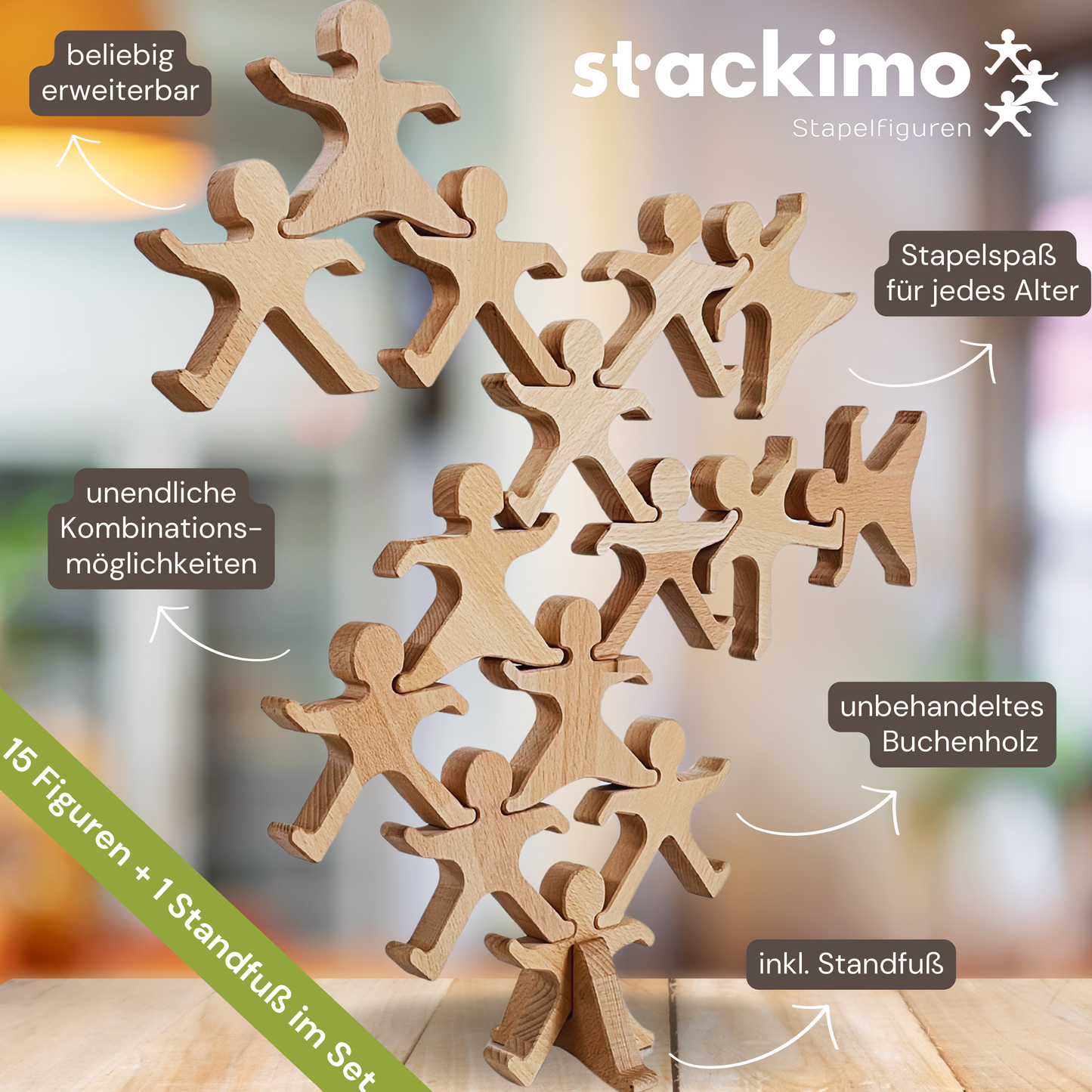 Stackimo - das Stapel- und Balacierspiel