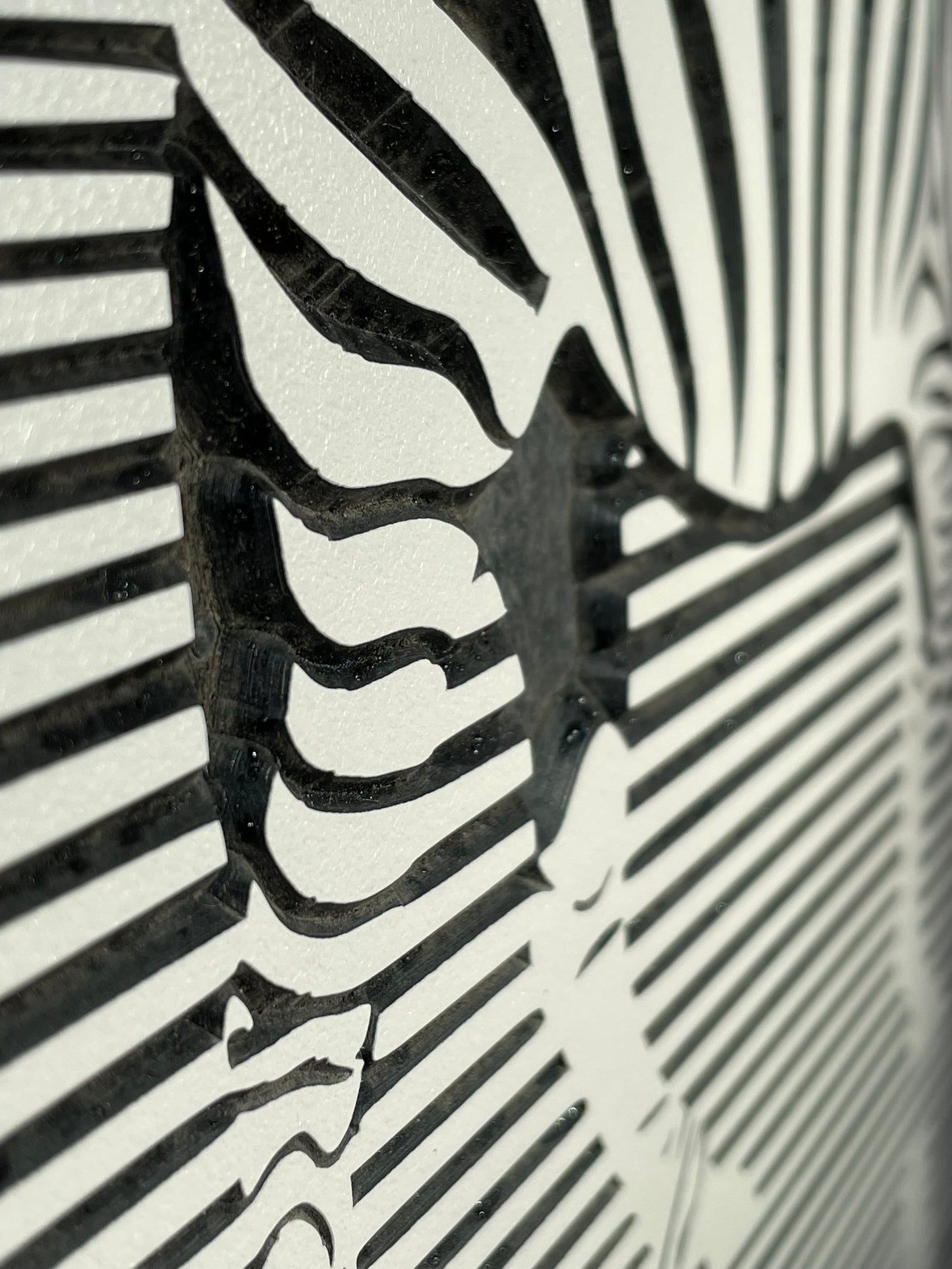 HPL Bild „Zebra am Wasser“